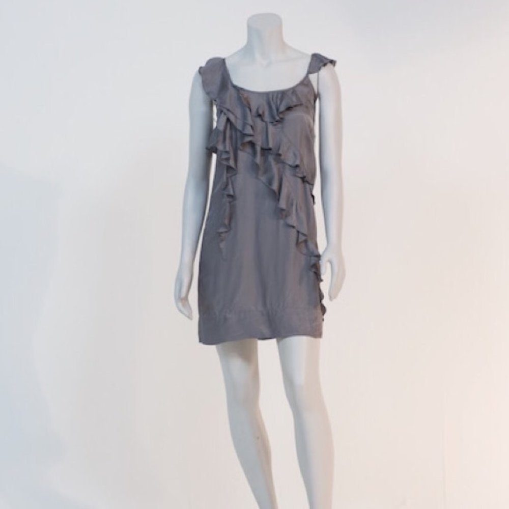 Banana Republic Grey Slip Dress Small EUC